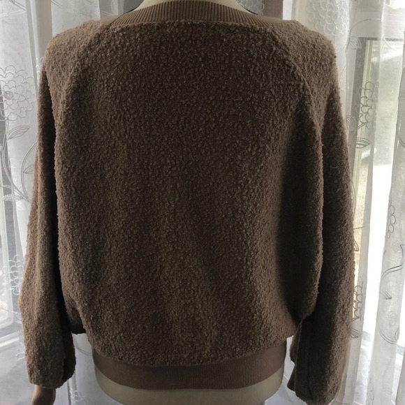 Poof New York salmon coloured sweater SZ M - Picture 6 of 9